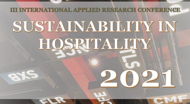 International Applied Research Conference ‘Sustainability in Hospitality 2021’