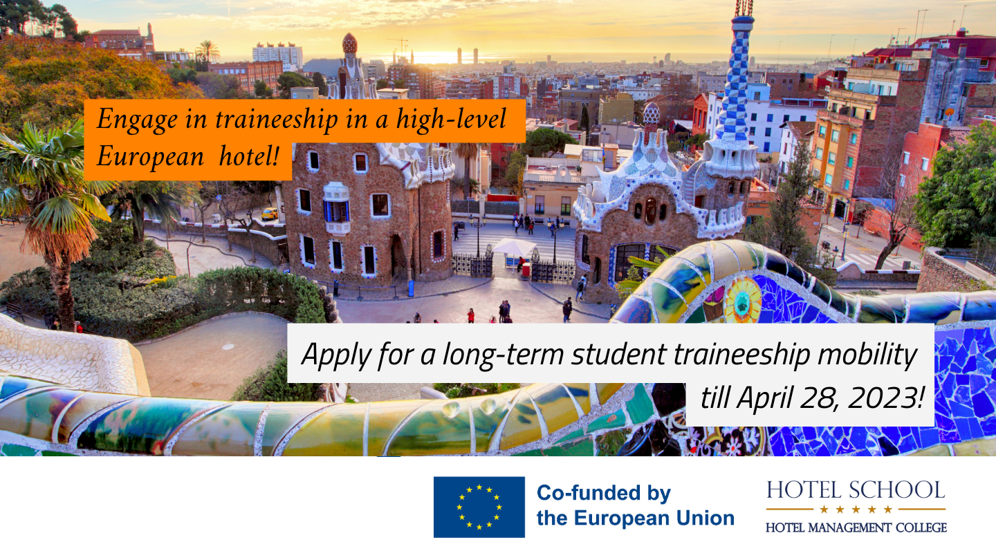 Erasmus Higher Education Student Mobility for Traineeships Call 2 (No. 2022-1-LV01-KA131-HED-000055754)