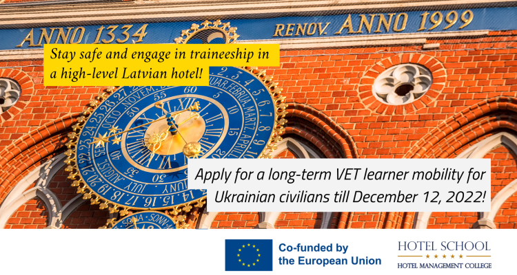 Erasmus VET learner mobilities for Ukrainian civilians