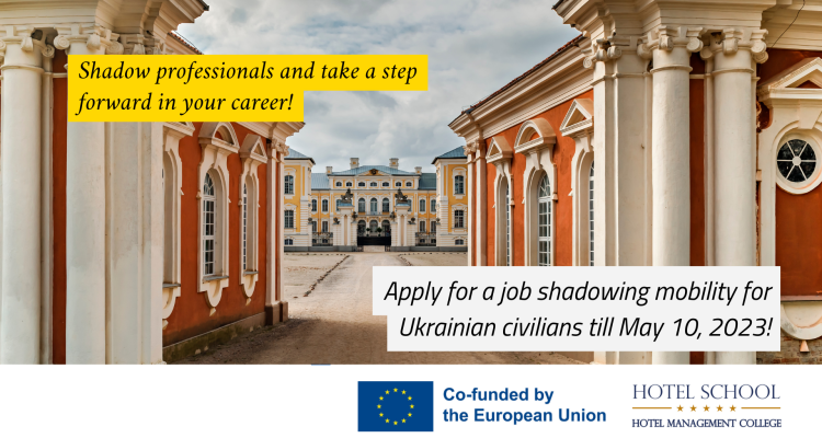 Erasmus VET specialist job shadowing mobilities for Ukrainian civilians, Call 1