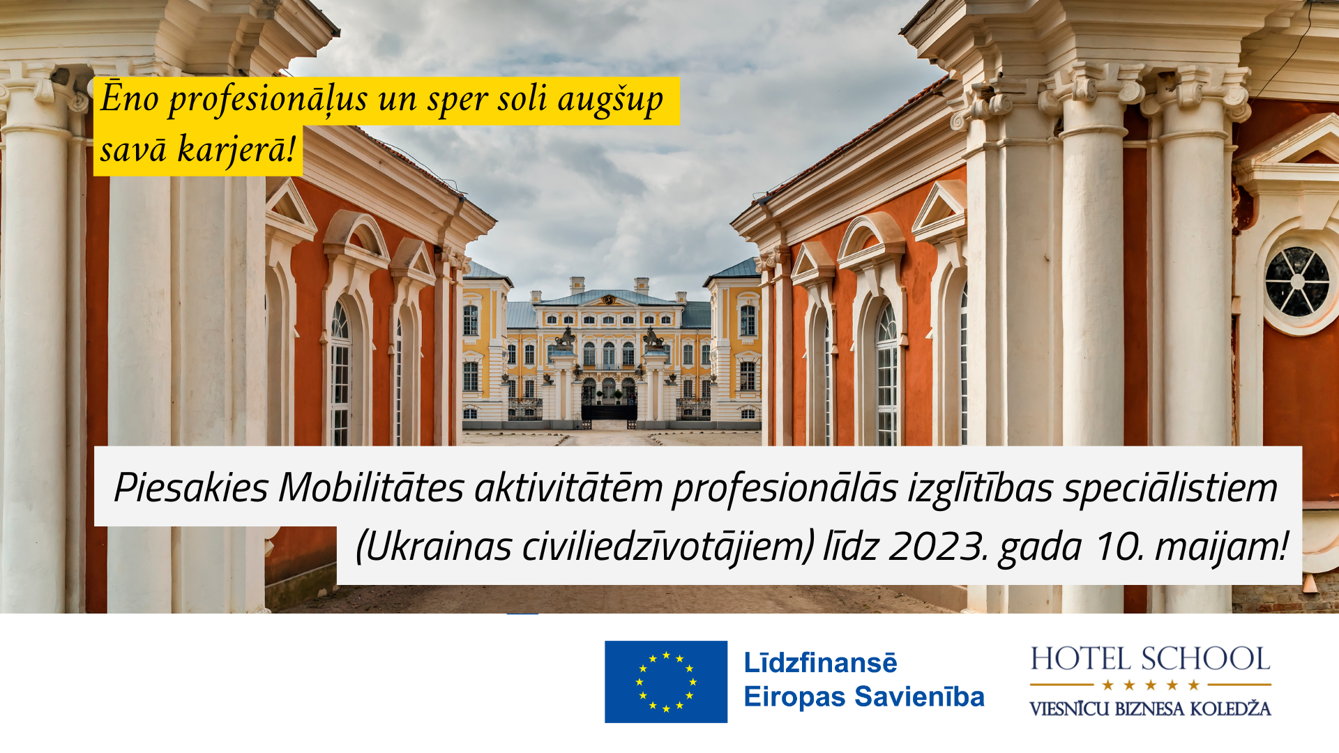 Erasmus VET Specialist Job Shadowing Mobility Call 1 (No. 2022-1-LV01-KA121-VET-000055728)