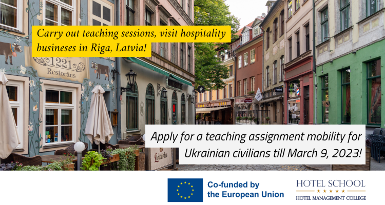Erasmus VET specialist teaching mobilities for Ukrainian civilians, Call 3
