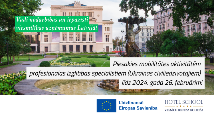 Erasmus+ mobilitātes aktivitātes PIA speciālistiem – Ukrainas civiliedzīvotājiem (3. uzsaukums)