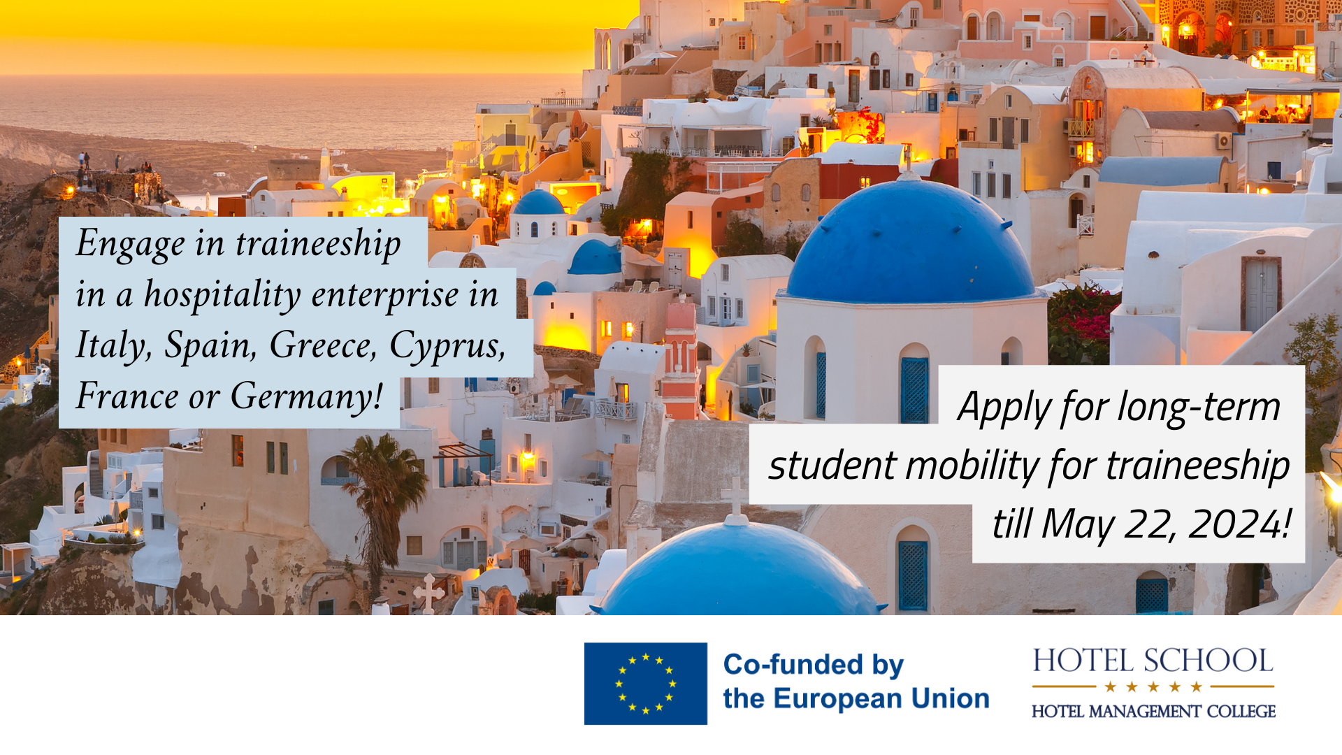 Erasmus Higher Education Student Mobility for Traineeships Call-2 (No. 2023-1-LV01-KA131-HED-000136703)