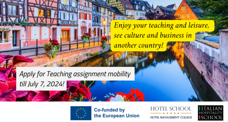 Erasmus Adult Teaching Staff Mobility Call 1: Teaching or training assignments