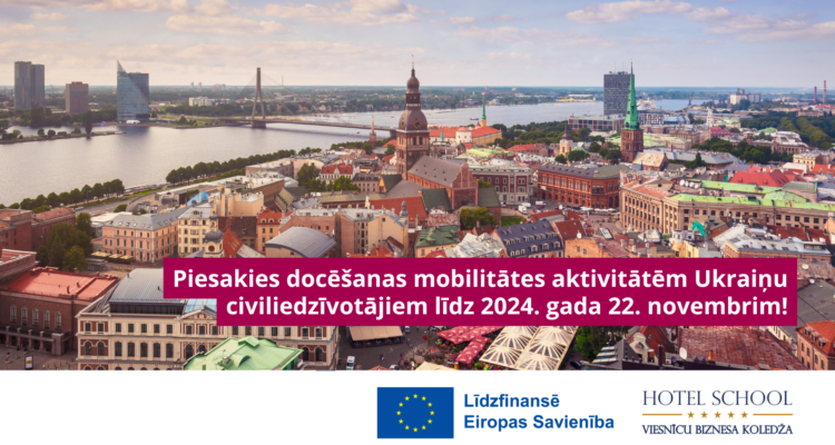 Erasmus+ mobilitātes augstākās izglītības personālam no Ukrainas