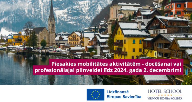 Erasmus+ mobilitātes augstākās izglītības personālam – docēšana vai profesionālā pilnveide