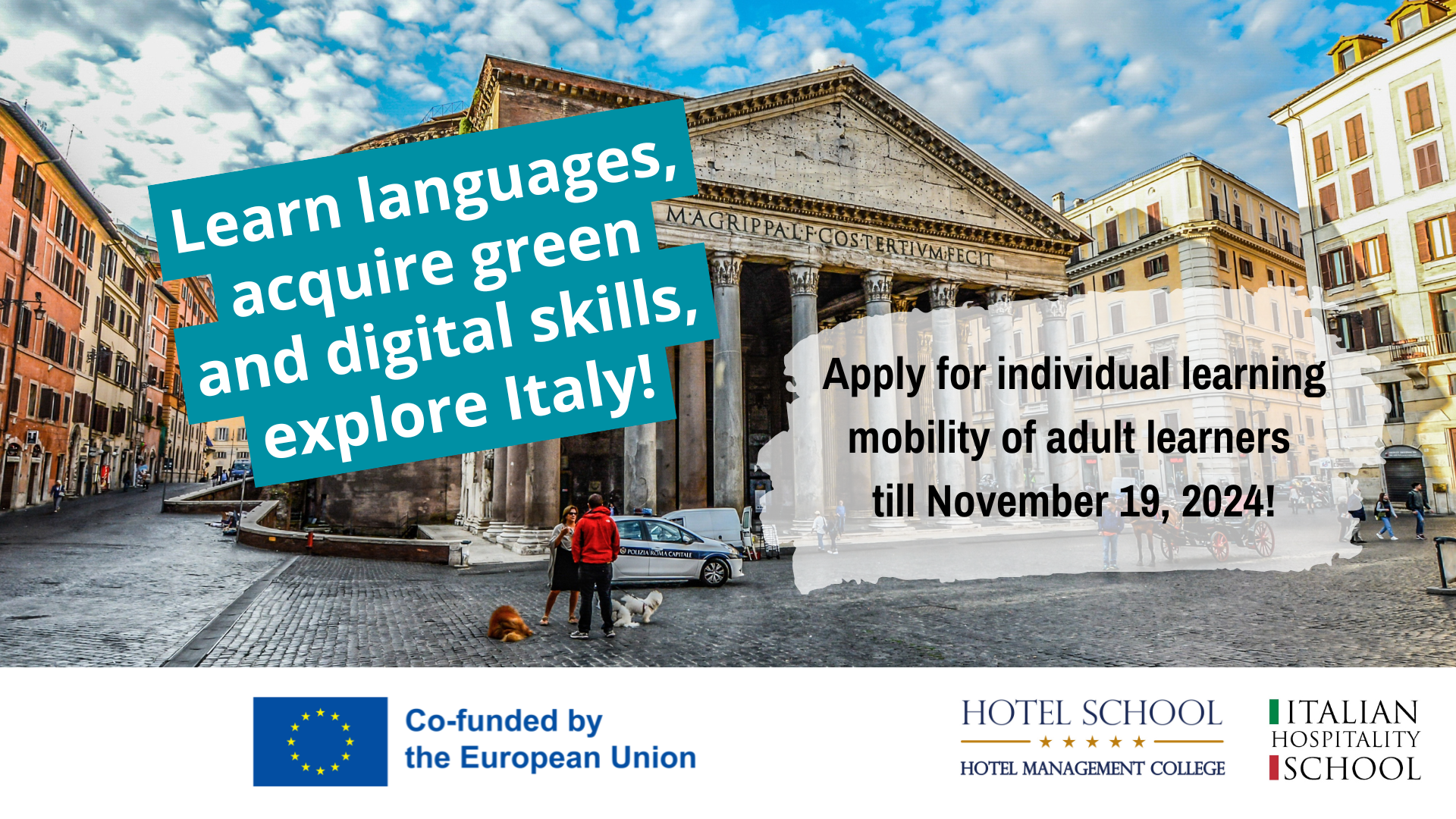 Erasmus Adult Learner Mobility Call 2 (No. 2024-1-LV01-KA121-ADU-000206459)