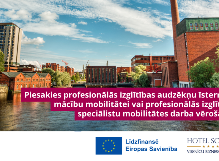 Erasmus+ mobilitātes profesionālās izglītības audzēkņiem un speciālistiem: Dodies uz Somiju!