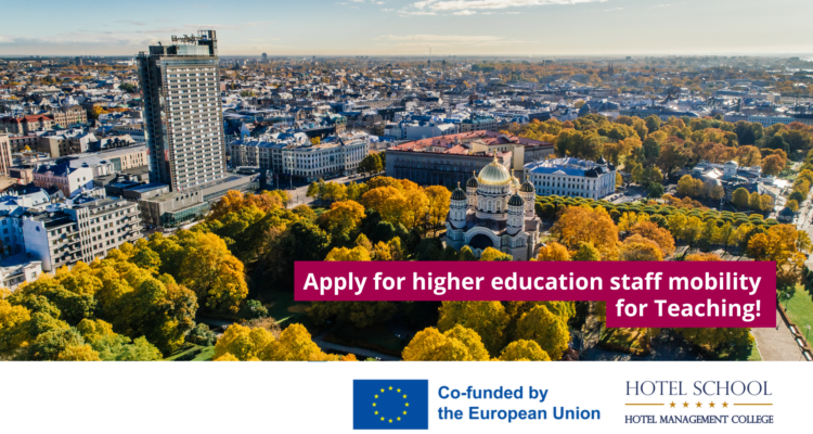 Erasmus higher education staff mobility Call 8