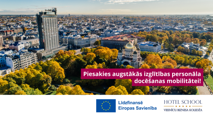 Erasmus+ mobilitāte augstākās izglītības personālam no Ukrainas