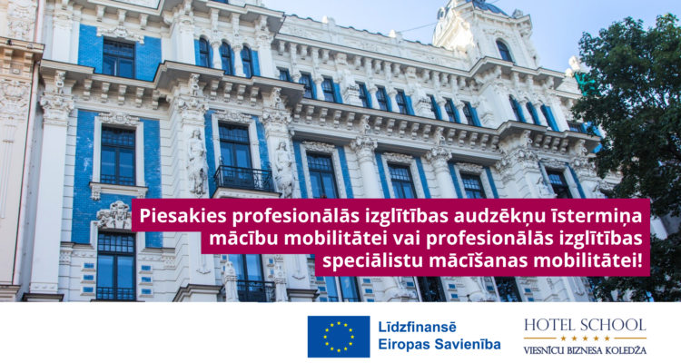 Ienākošās mobilitātes profesionālās izglītības audzēkņiem un speciālistiem, 4. uzsaukums