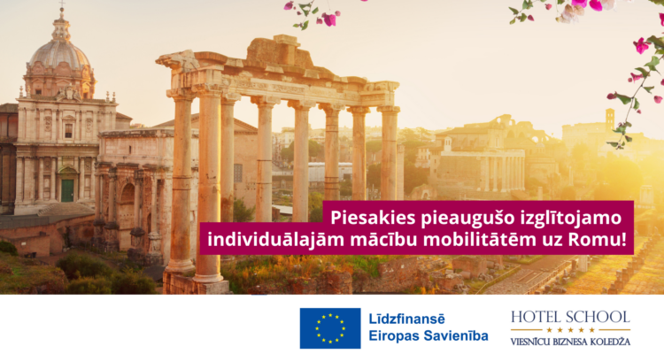 Erasmus+ pieaugušo izglītojamo individuālās mācību mobilitātes: pieteikšanās līdz 19. jūnijam!