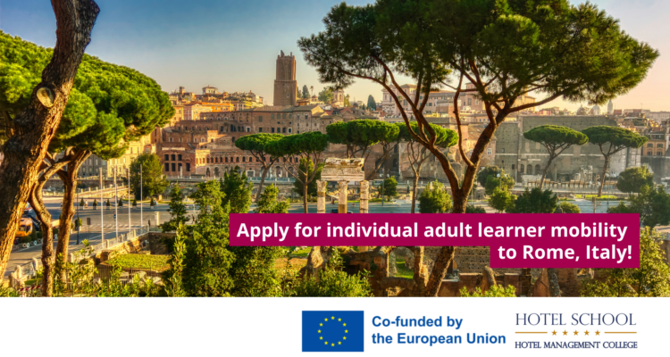 Erasmus Adult Learner Mobility Call 2: Apply till July 15!