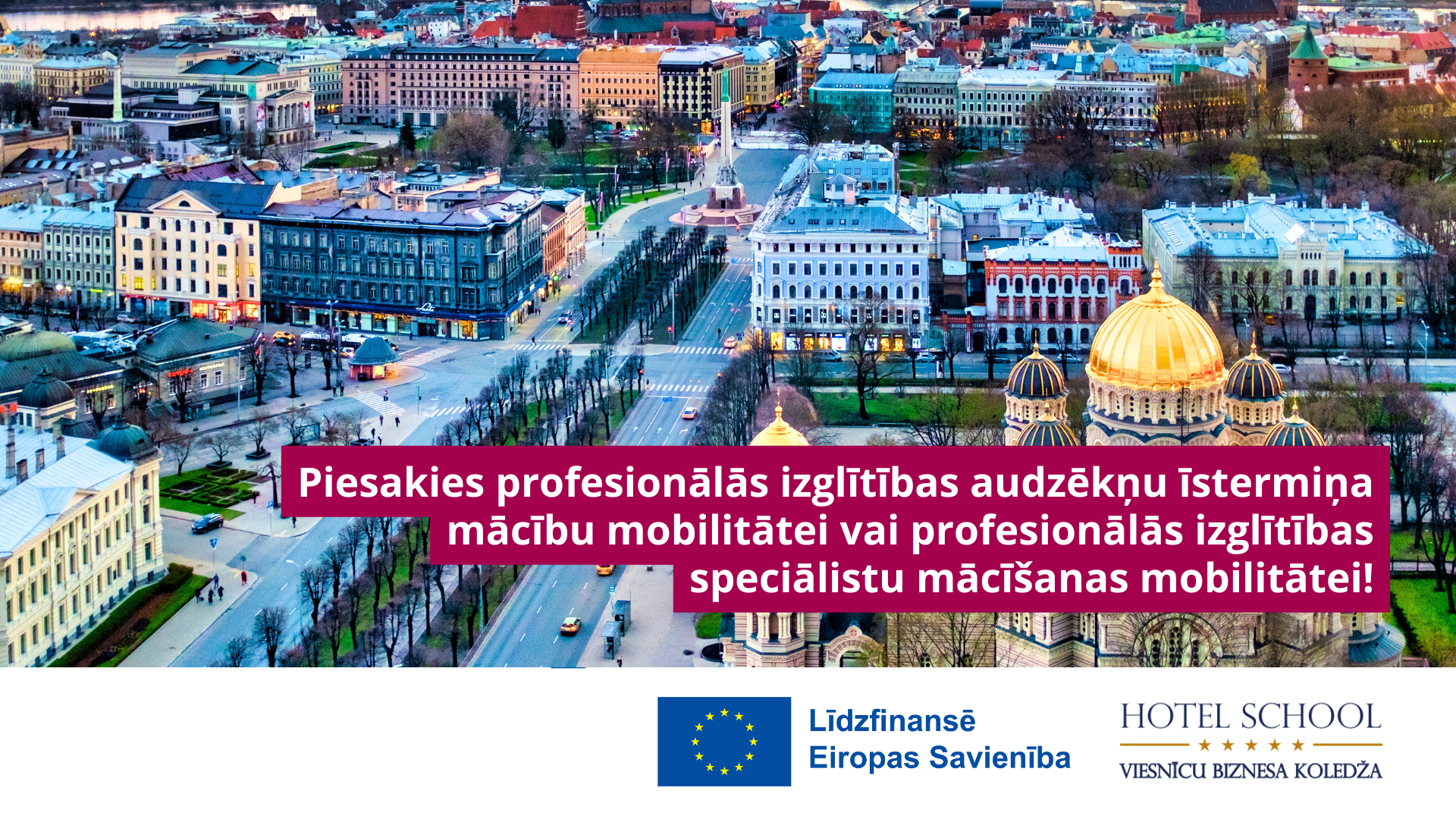 Incoming mobilities for VET learners and staff, Call-6 (No. 2024-1-LV01-KA121-VET-000206510)