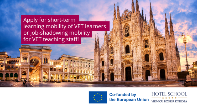 Erasmus VET Learner and Staff Mobility to Milan, Call-2