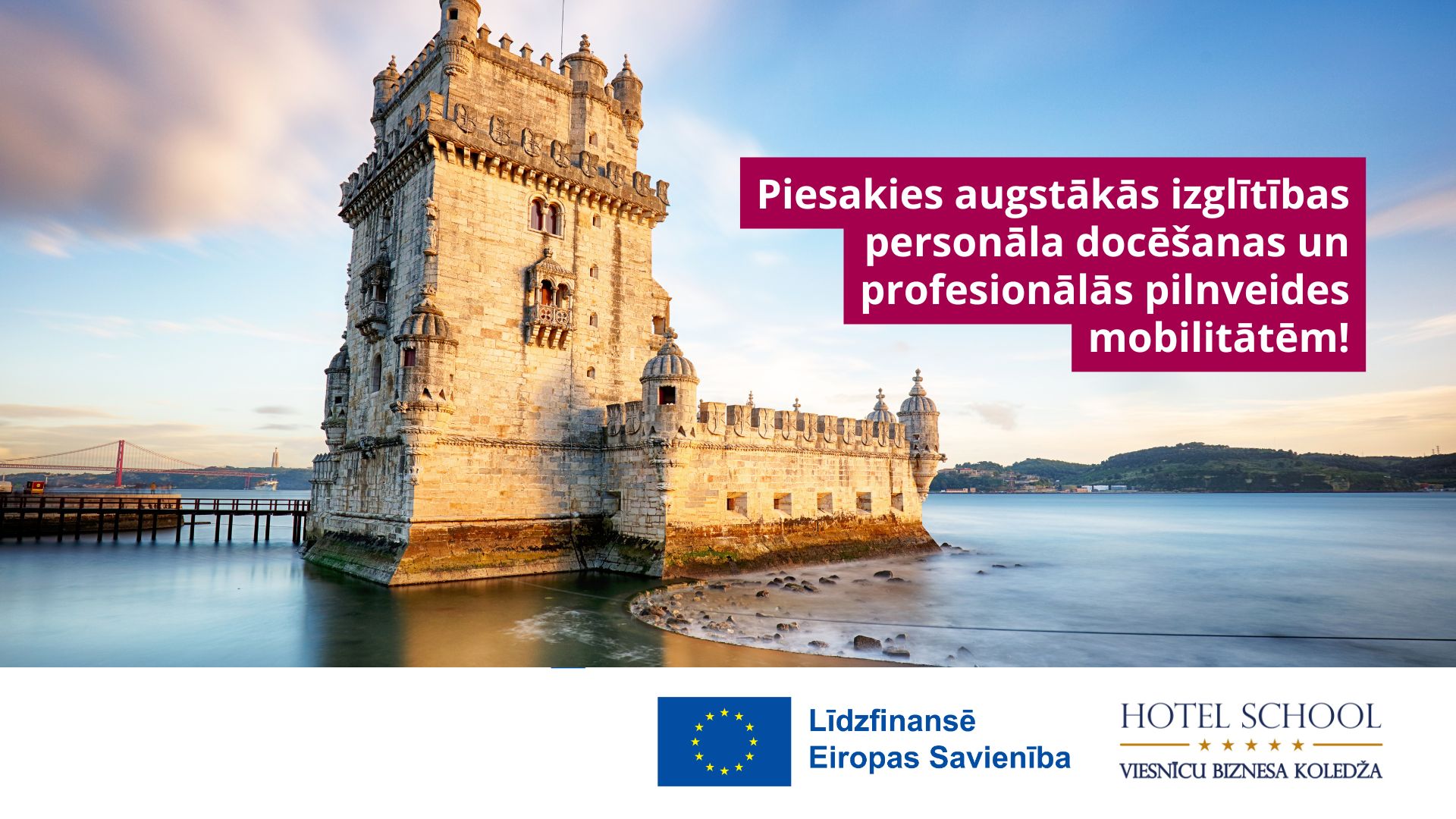 Erasmus higher education staff mobility Call 6 (No. 2024-1-LV01-KA131-HED-000206666)