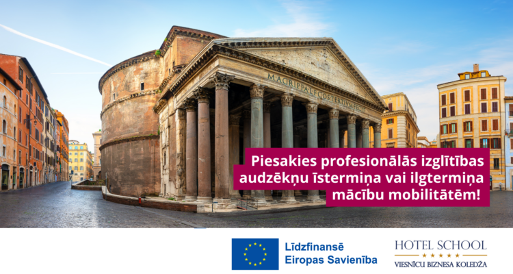 Profesionālās izglītības audzēkņu mobilitātes uz Itāliju