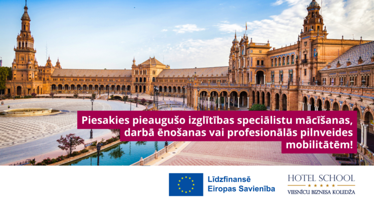 Erasmus pieaugušo izglītības speciālistu mobilitātes: Pieteikšanās līdz 11. maijam