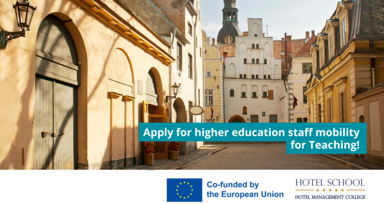 Erasmus higher education staff mobility Call 4
