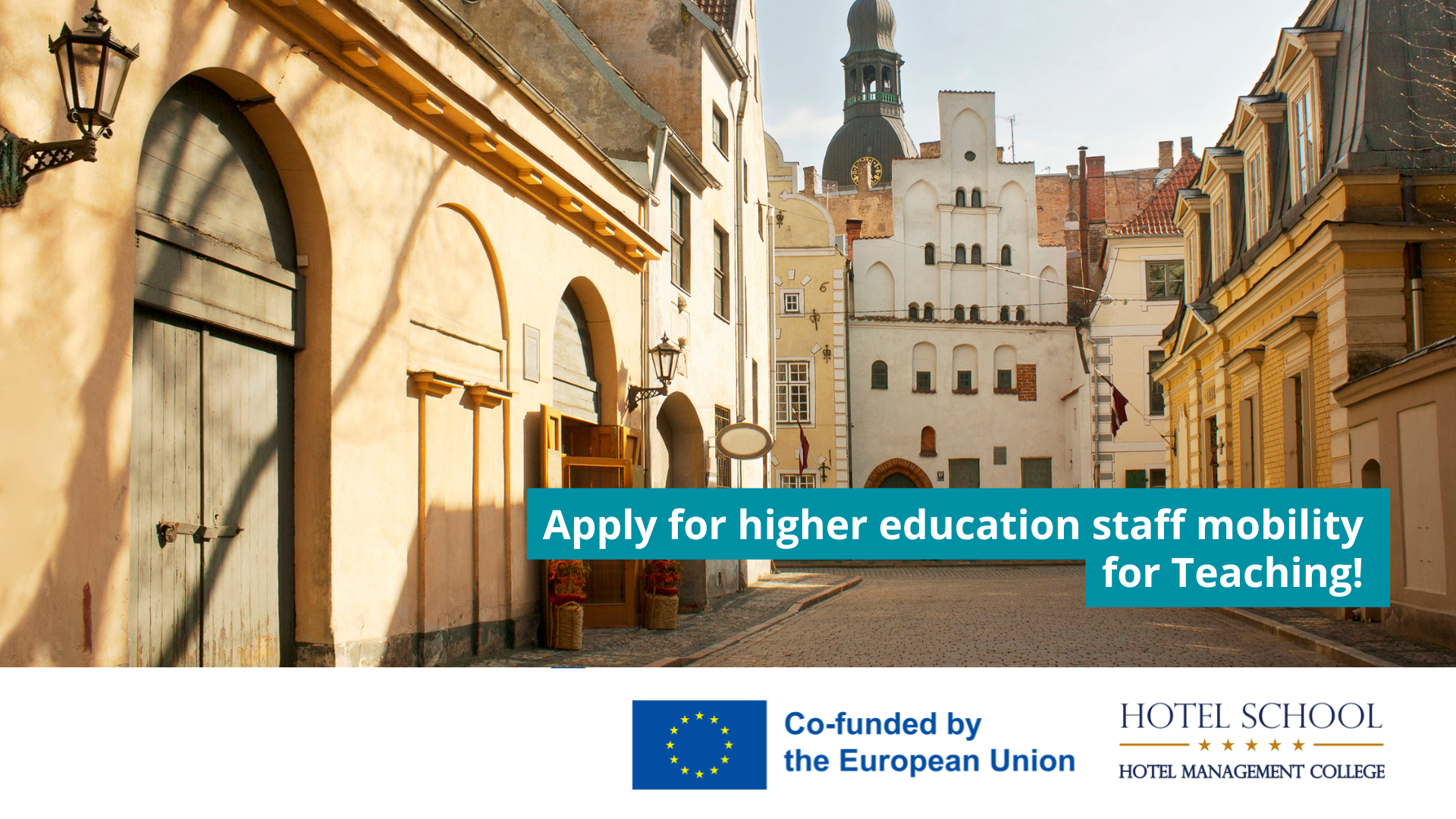 Erasmus higher education staff mobility Call 4 (No. 2025-1-LV01-KA131-HED-000312975)