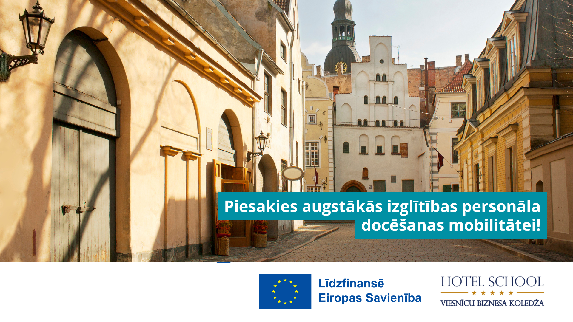 Erasmus higher education staff mobility Call 4 (No. 2025-1-LV01-KA131-HED-000312975)