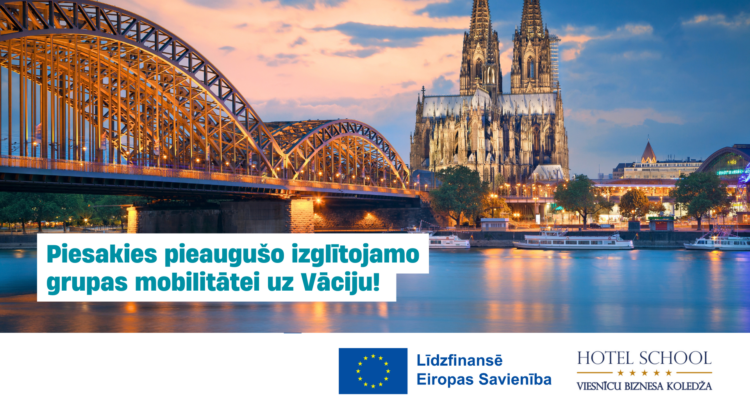 Piesakies pieaugušo izglītojamo grupas mobilitātei uz Vāciju!
